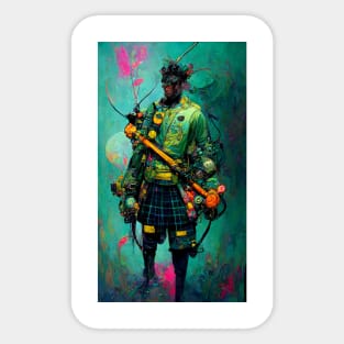 Future Human - 084 - Bagpiper Sticker